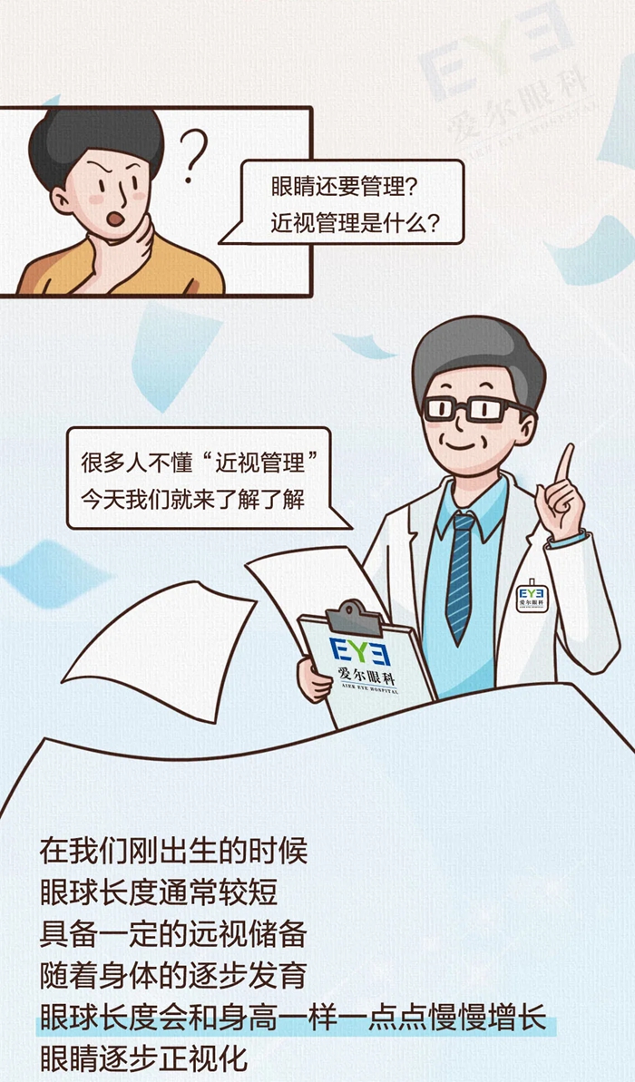 近视发展阶段示意图1