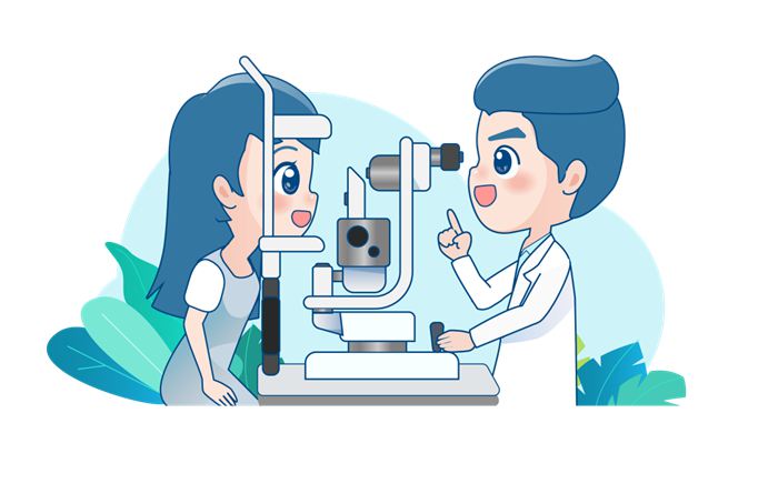 儿童斜视症状示意图