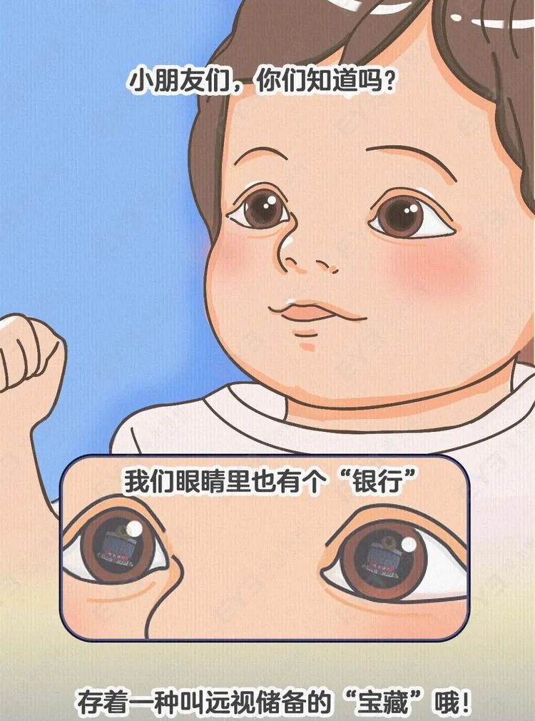 近视防控科普示意图