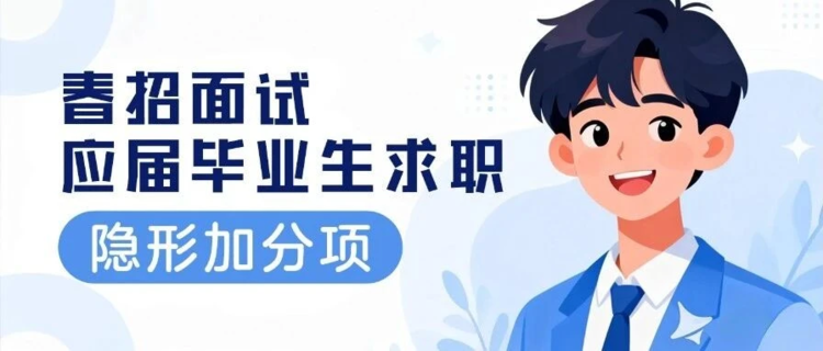 春招面试 应届毕业生求职 隐形加分项